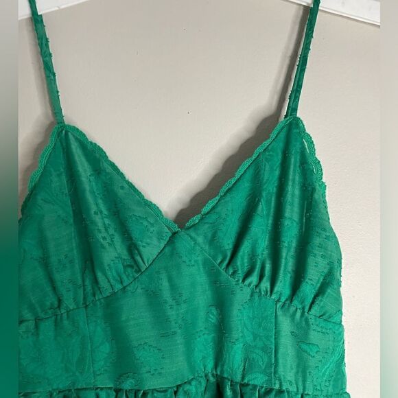 NEW-Women’s  Sleeveless Tiered Fit & Flare Dress - Picture 4 of 7